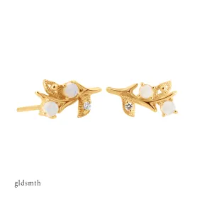 10k Gold Maxine Studs