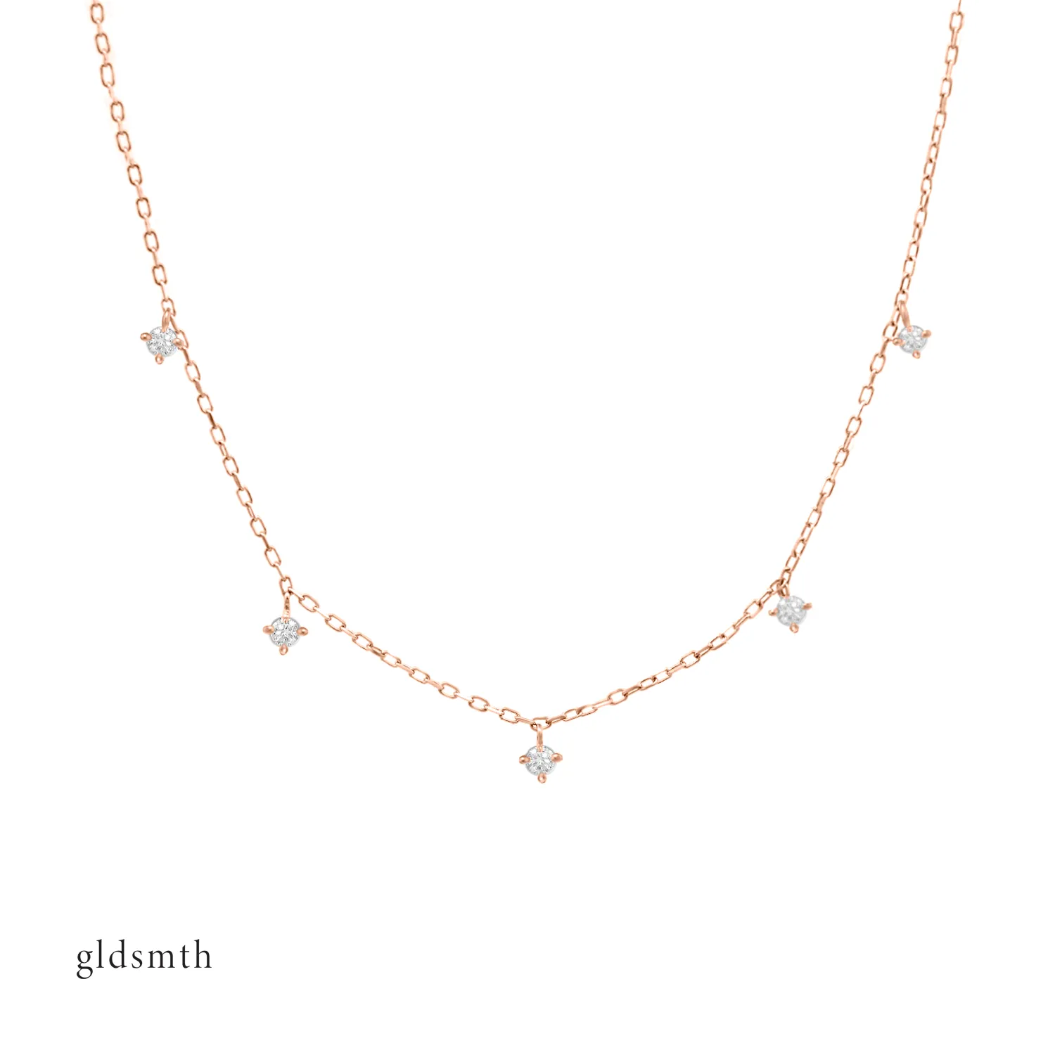 10k Rose Gold Kathleen Necklace