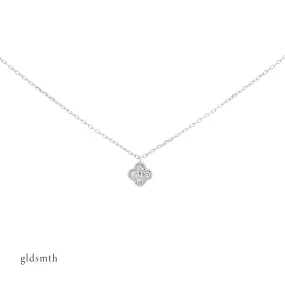 10k White Gold Evangeline Necklace