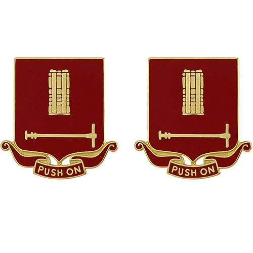 136th Field Artillery Regiment Unit Crest (Push On) - Sold in Pairs