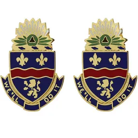 148th Infantry Regiment Unit Crest (We'll Do It) - Sold in Pairs