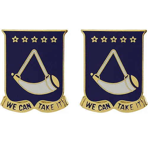 150th Armor Regiment Unit Crest (We Can Take It) - Sold in Pairs