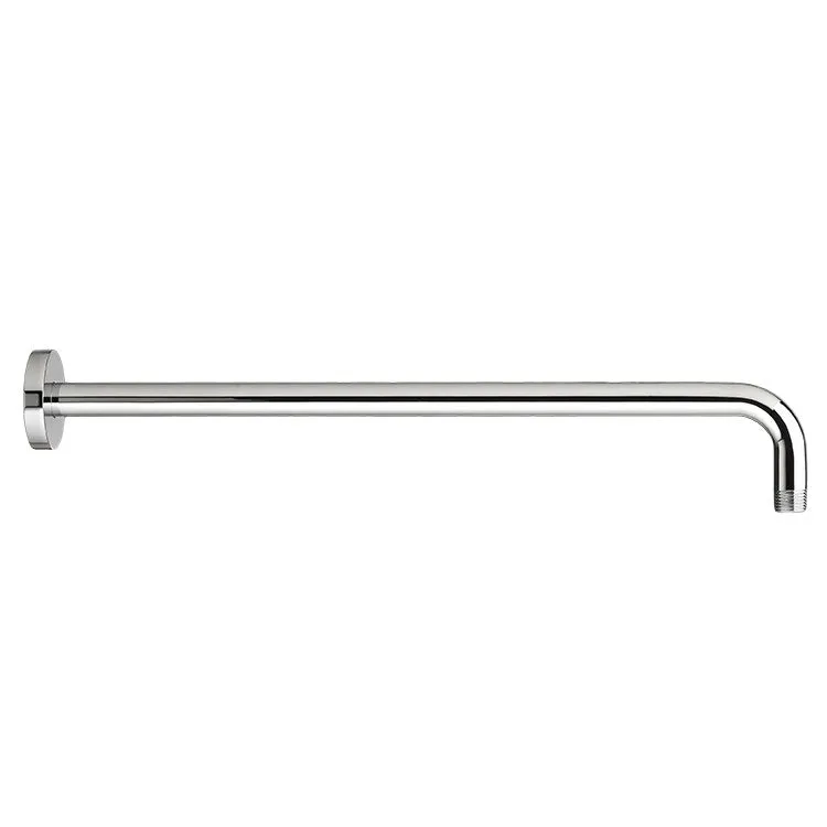 18" Wall Mount Right Angle Shower Arm with Round Flange