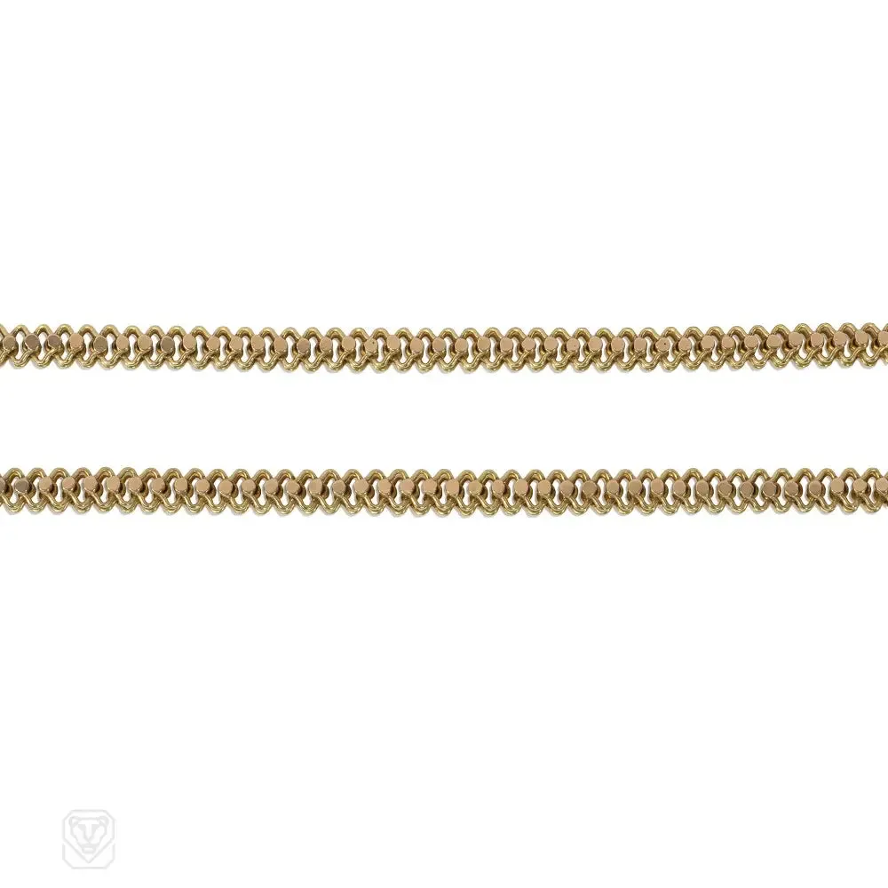 Antique gold longchain