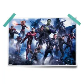 Avengers Line Up - Marvel Official Poster