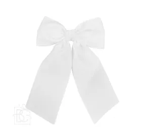 Beyond Creations, LLC - OPAQUE SATIN BOW W/ EURO KNOT & TAILS