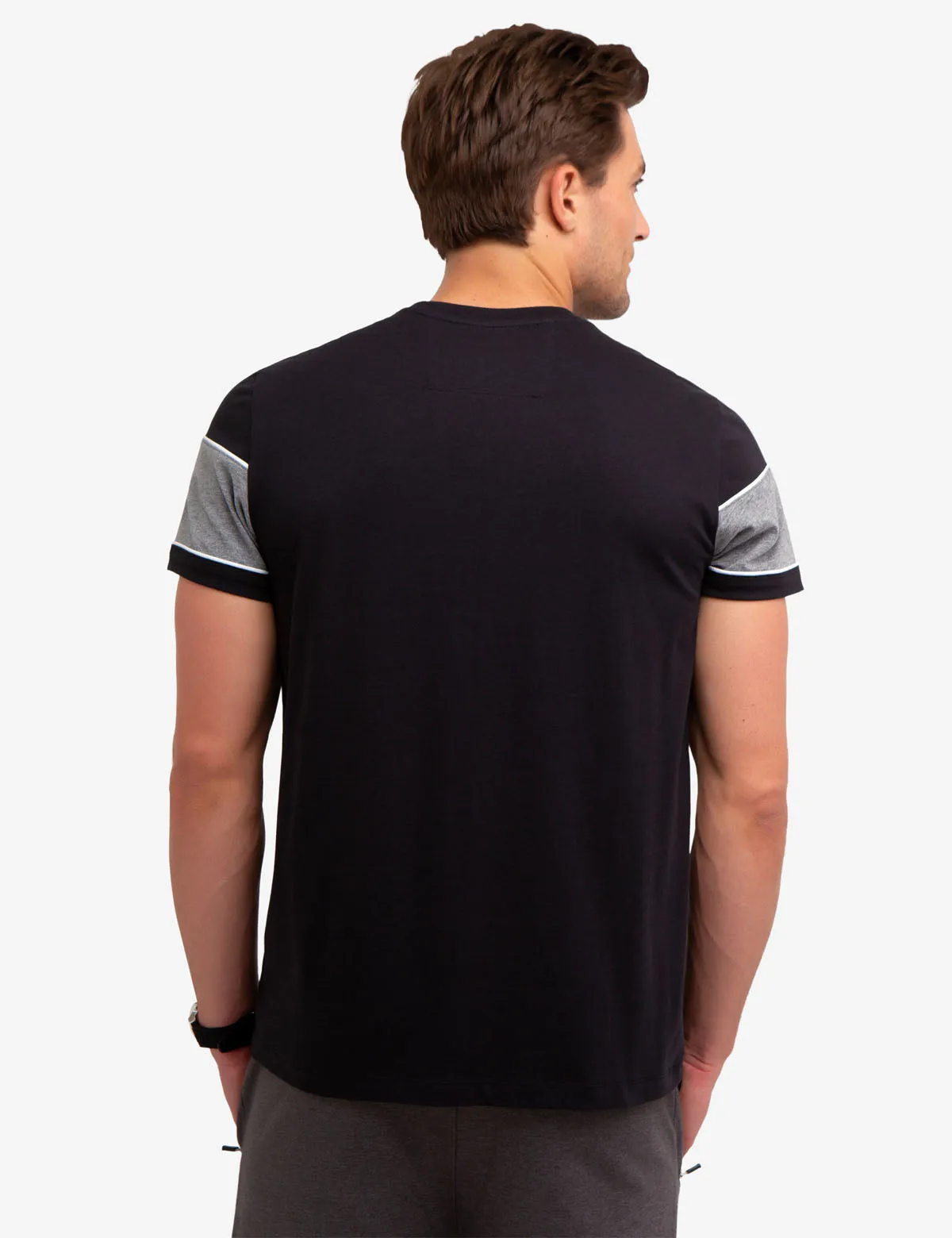 BLACK MALLET COLORBLOCK T-SHIRT