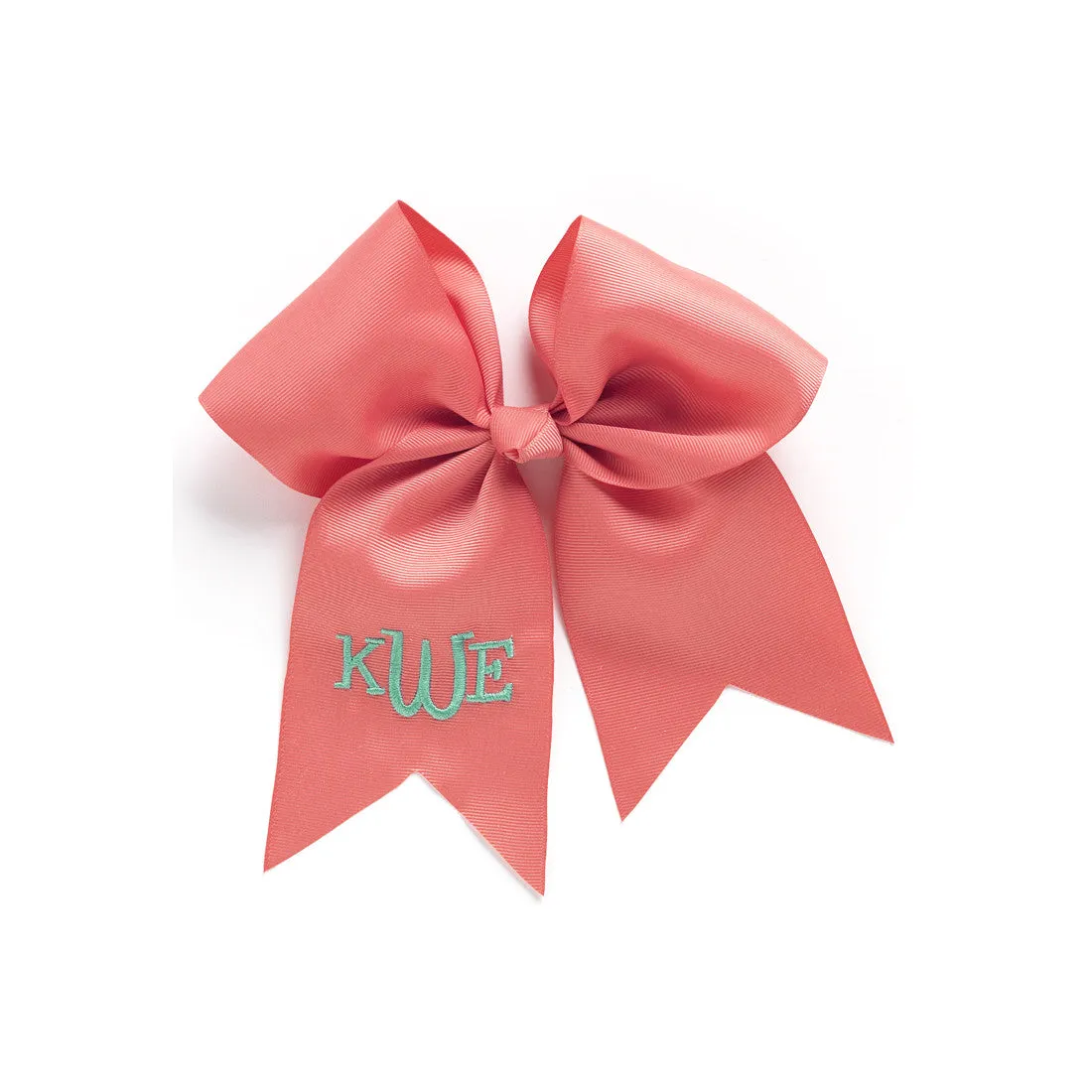 Bow Monogrammed Cheer Style