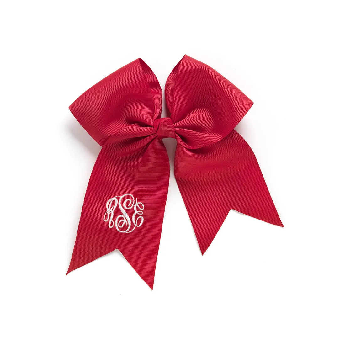 Bow Monogrammed Cheer Style