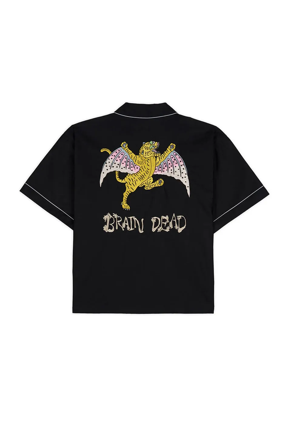 Brain Dead Flying Tiger SS Western Shirt 'Black'