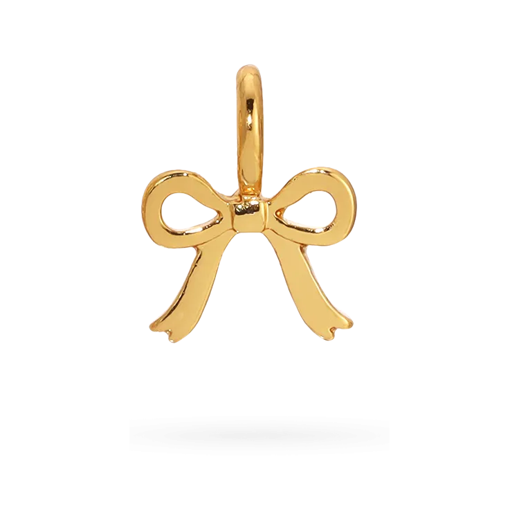 Charm Garden - Bow Charm - Gold