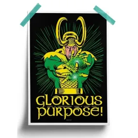 Classic Loki: Glorious Purpose - Marvel Official Poster