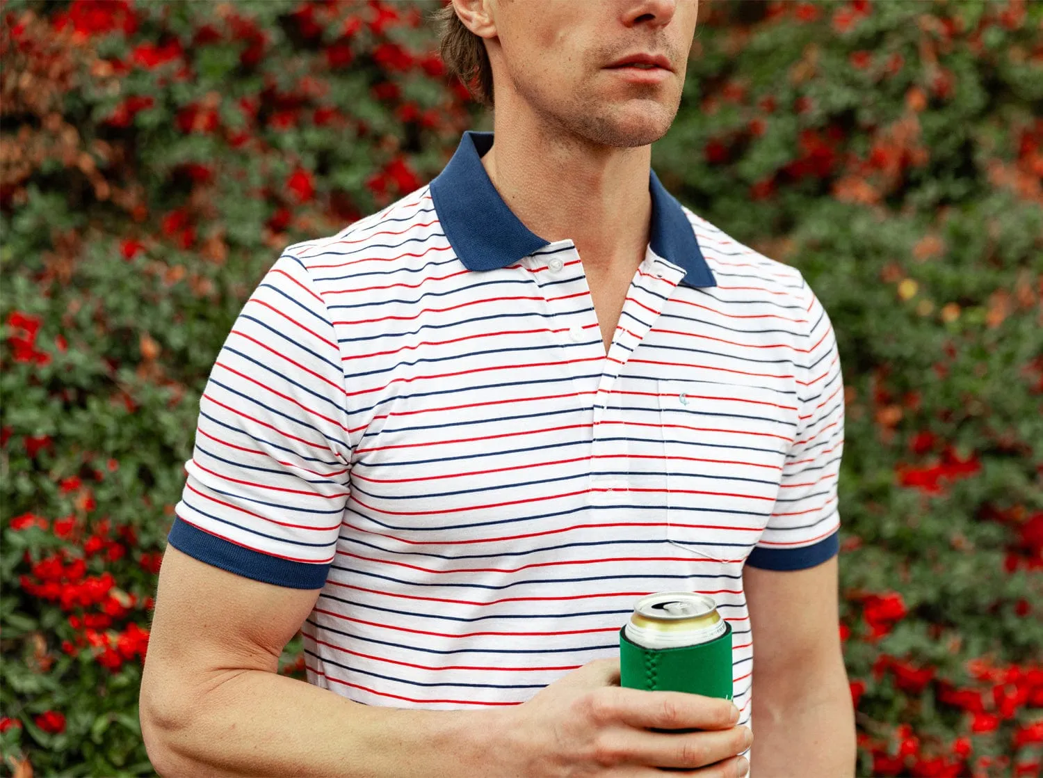 Club Shirt - Red White Blue Stripe