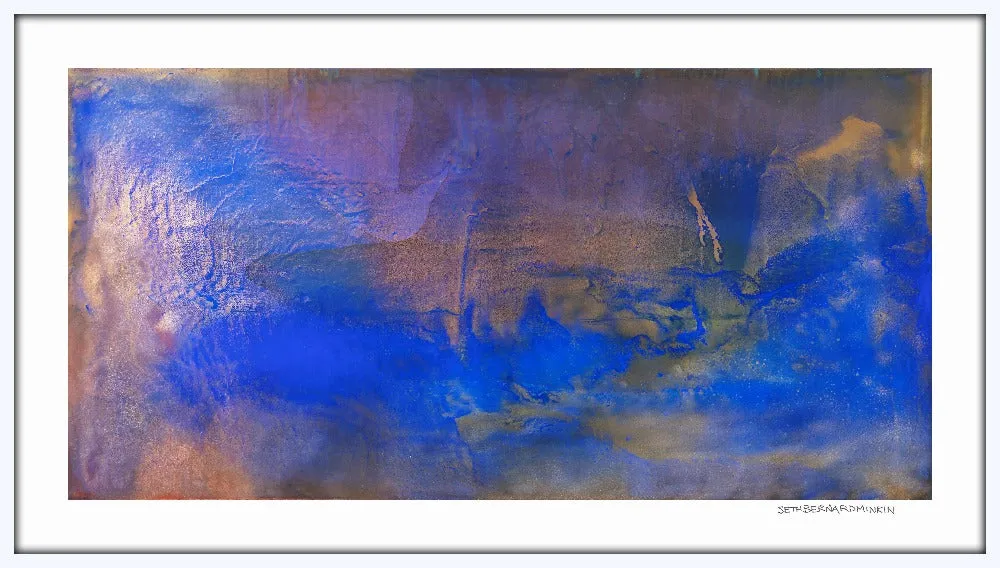 [cobalt abstract][limited edition print by seth b minkin]