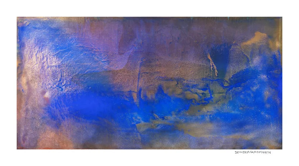 [cobalt abstract][limited edition print by seth b minkin]