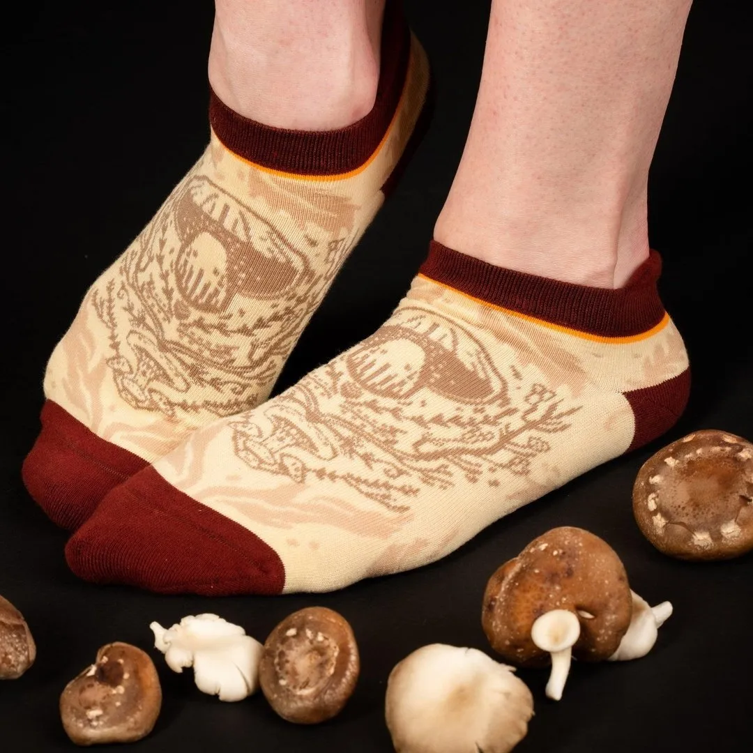 Death Cap Mushroom Ankle Socks