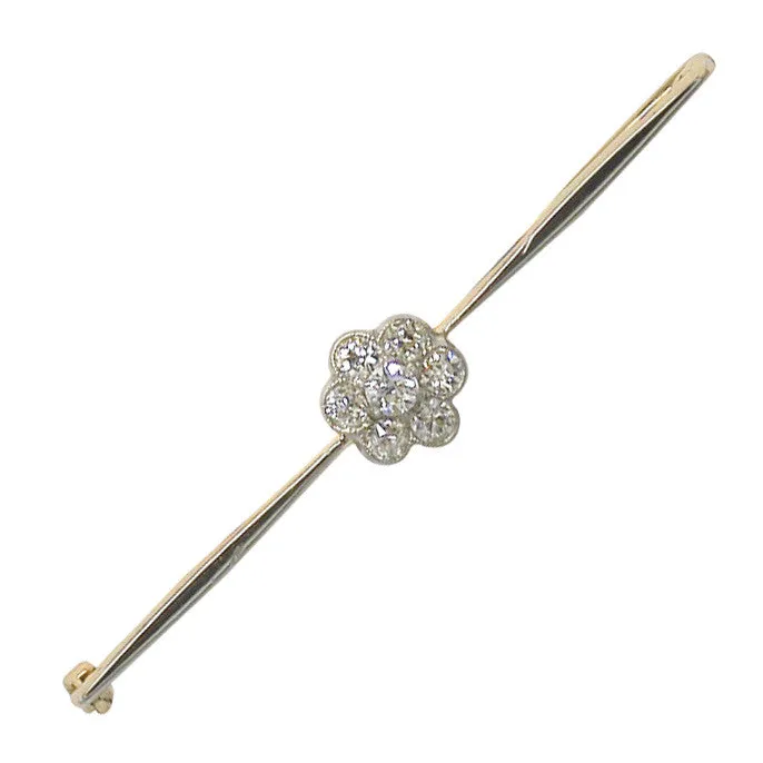 Diamond Daisy Stock Pin