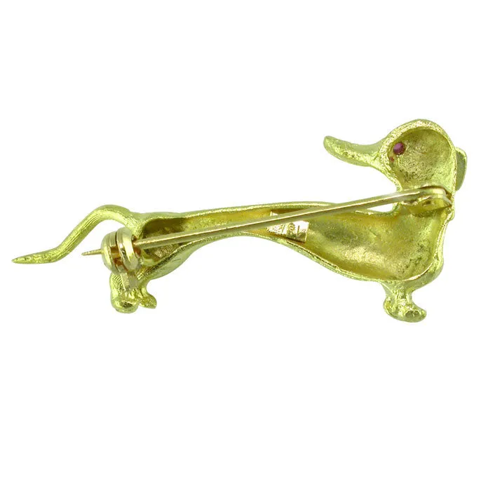 Dog Brooch