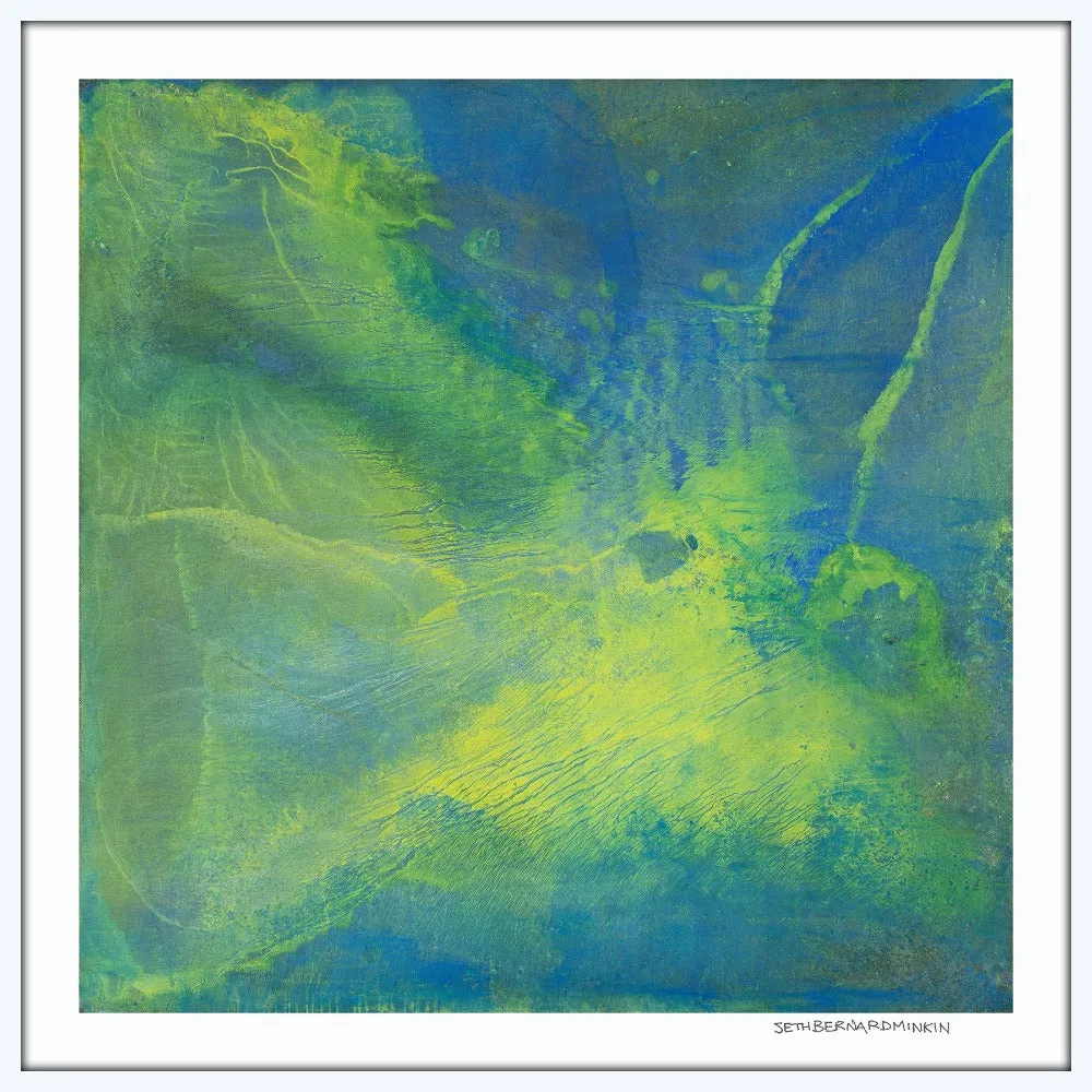 [green machine abstract][limited edition print by seth b minkin]