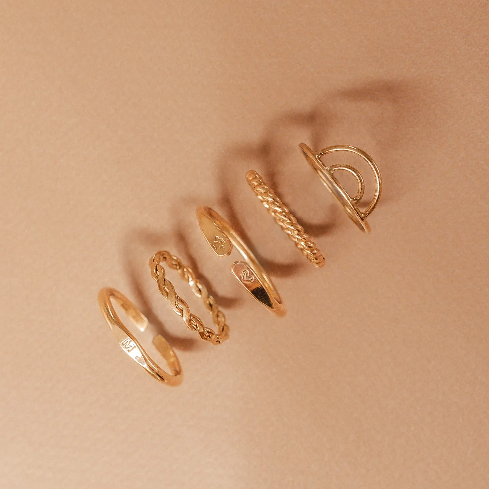 Hope Woven Stacking Ring