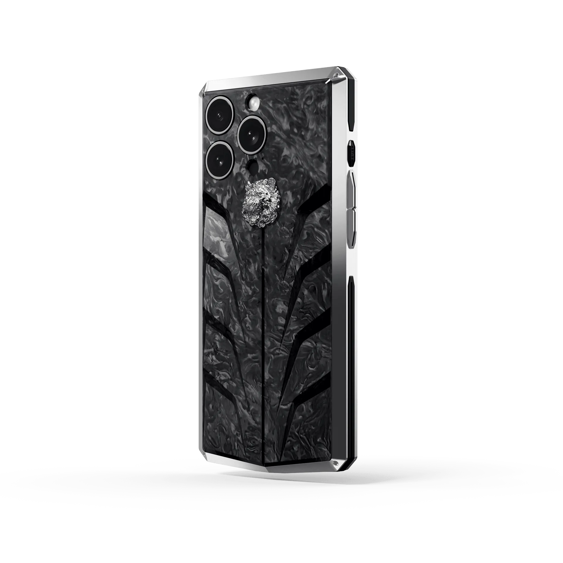 iPhone Case / RSC15 - Silver Tiger