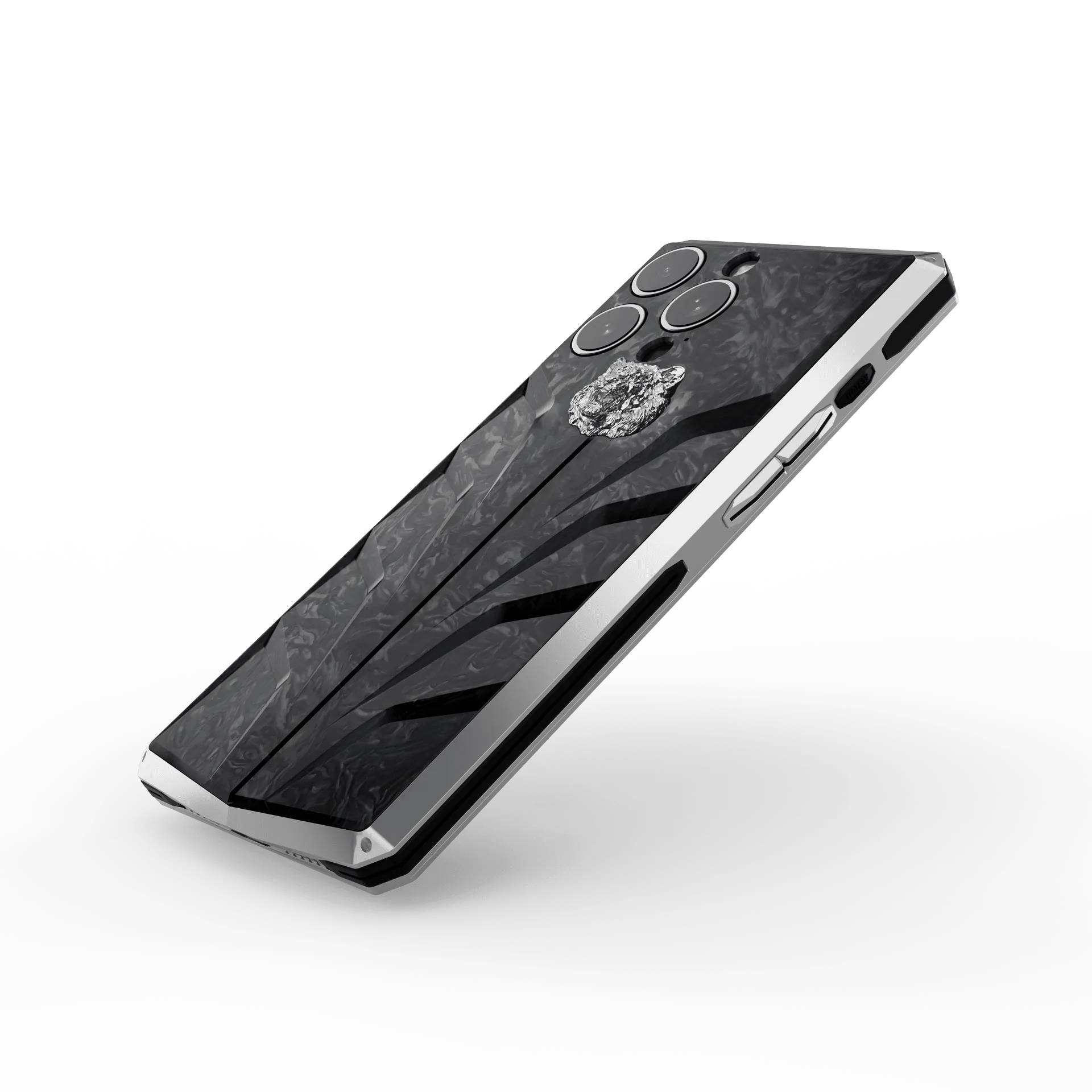 iPhone Case / RSC15 - Silver Tiger