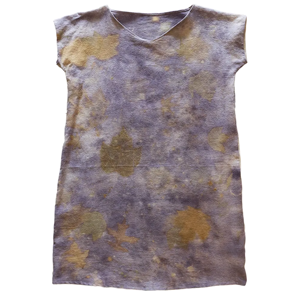 Lilac Ecoprint Dress