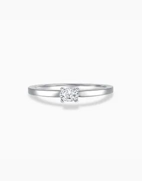 LVC Precieux Classic Ellipse Diamond Ring