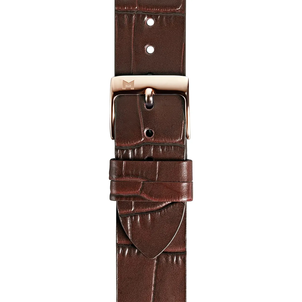 MYKU Croco Grain Premium Leather Strap