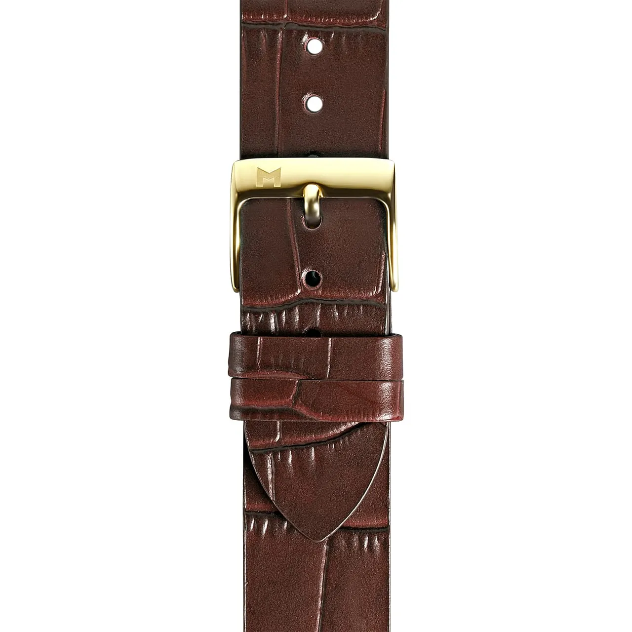 MYKU Croco Grain Premium Leather Strap