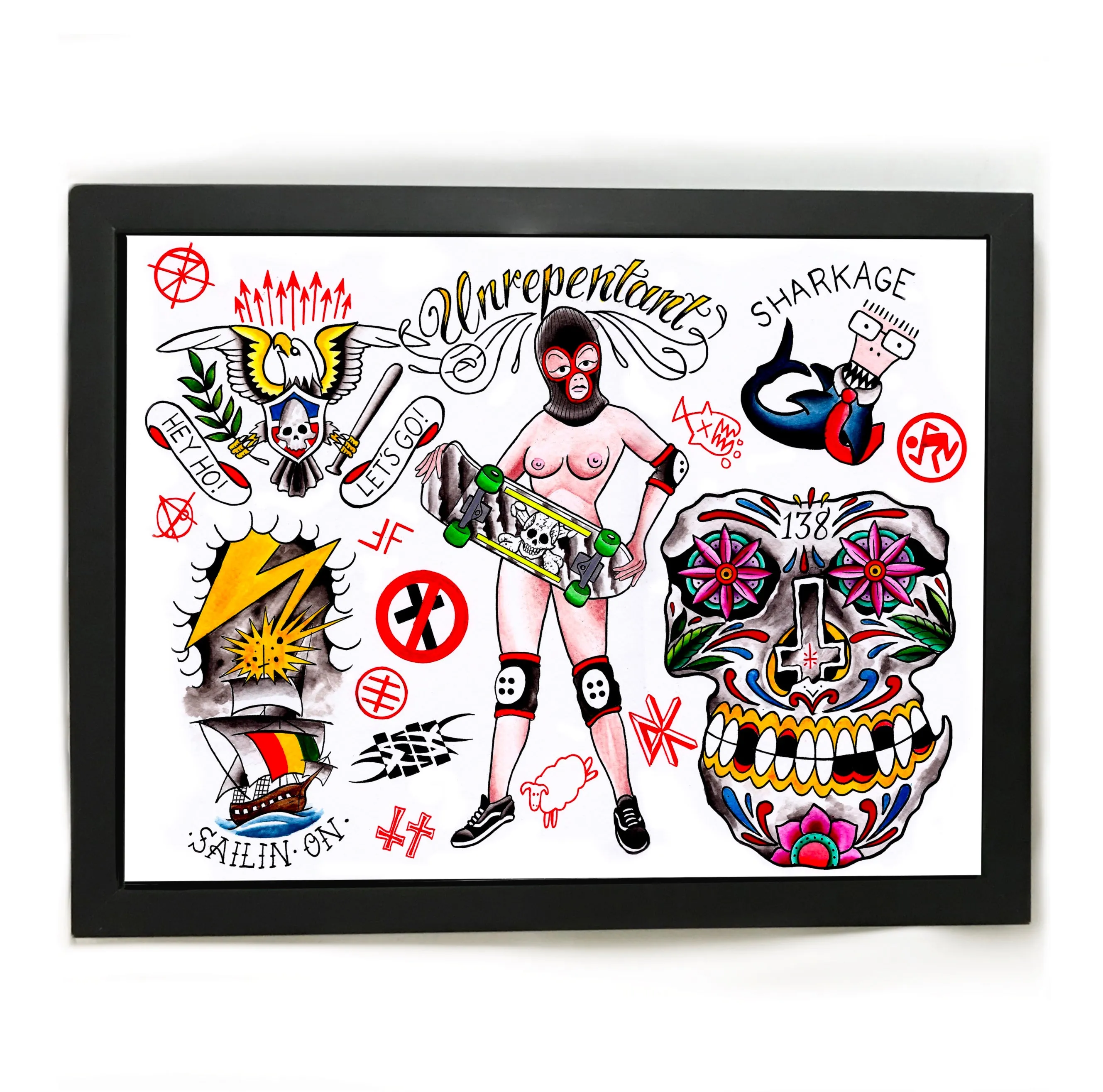 Punk Tattoo Flash #1 poster