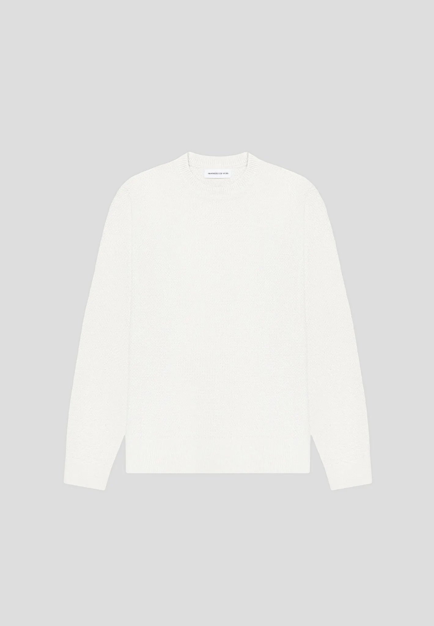 Éternel Textured Wool Blend Jumper - Cream