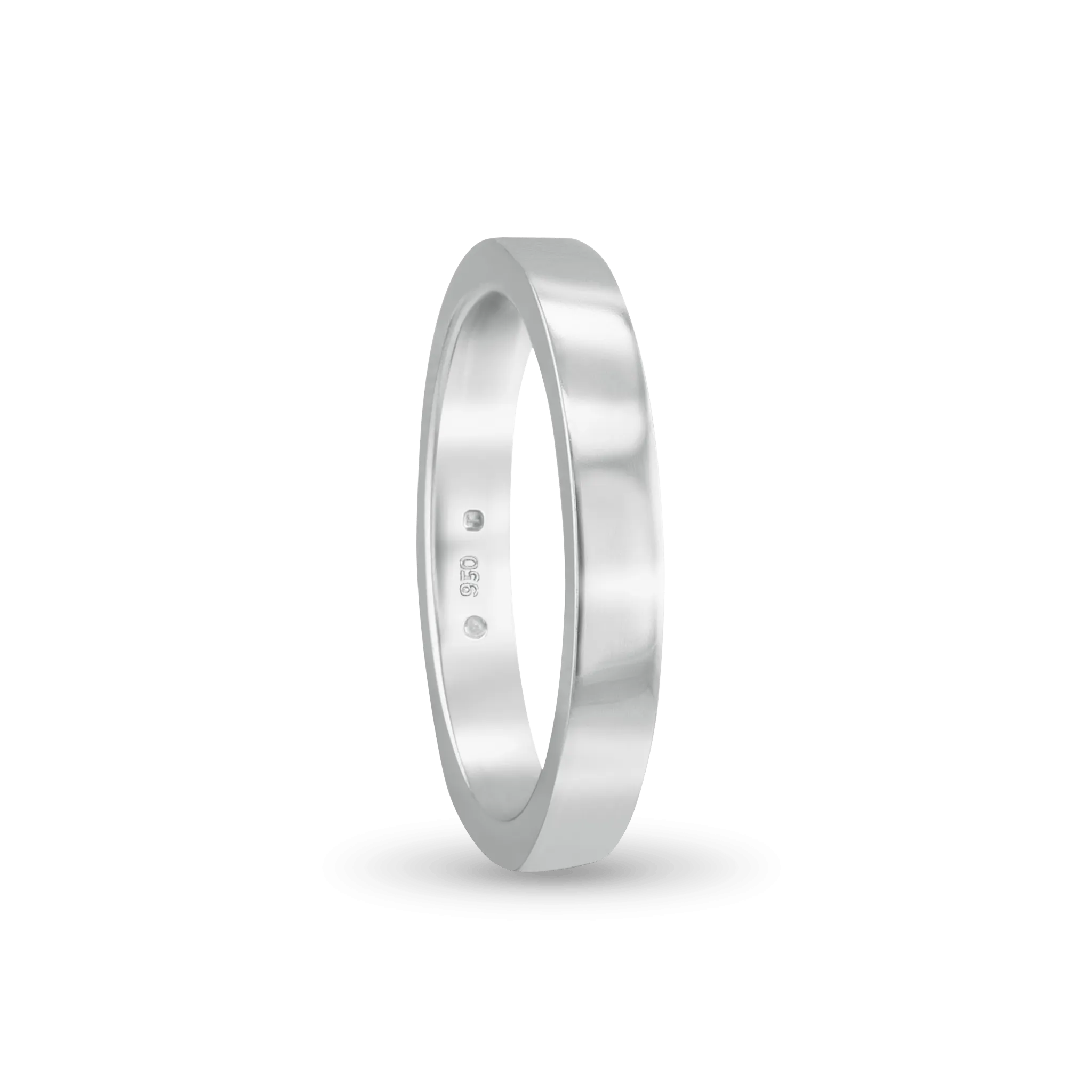 The CB Ladies Flat Court Shaped Wedding Ring