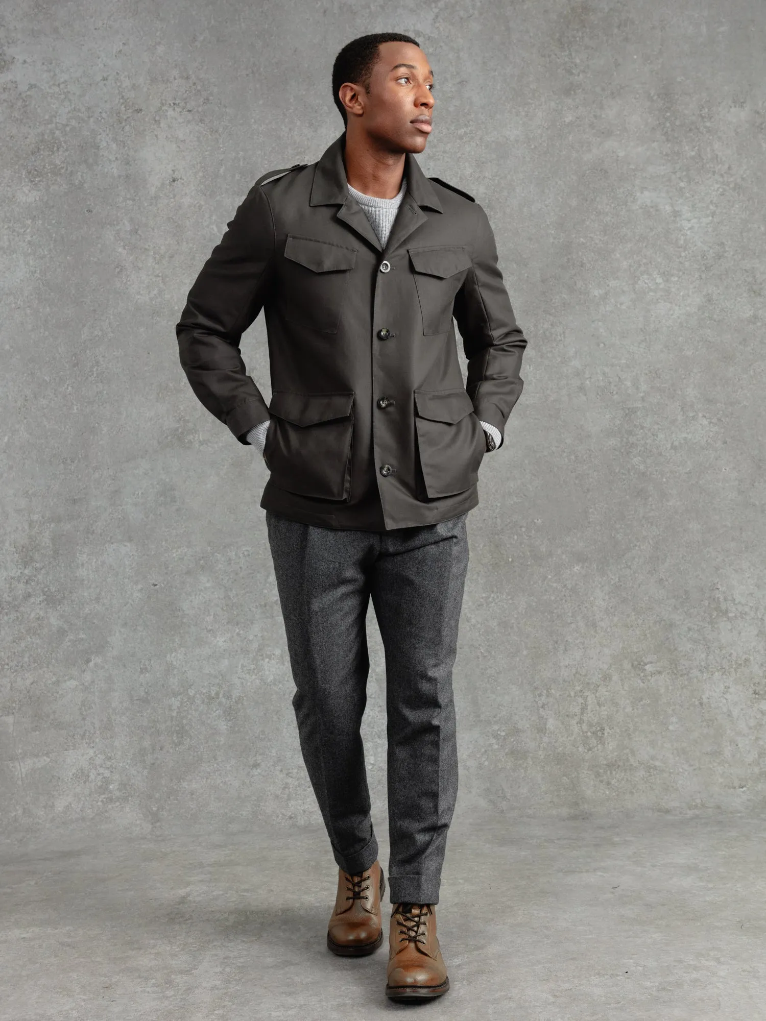 The Revere Field Jacket - Cobble Grey