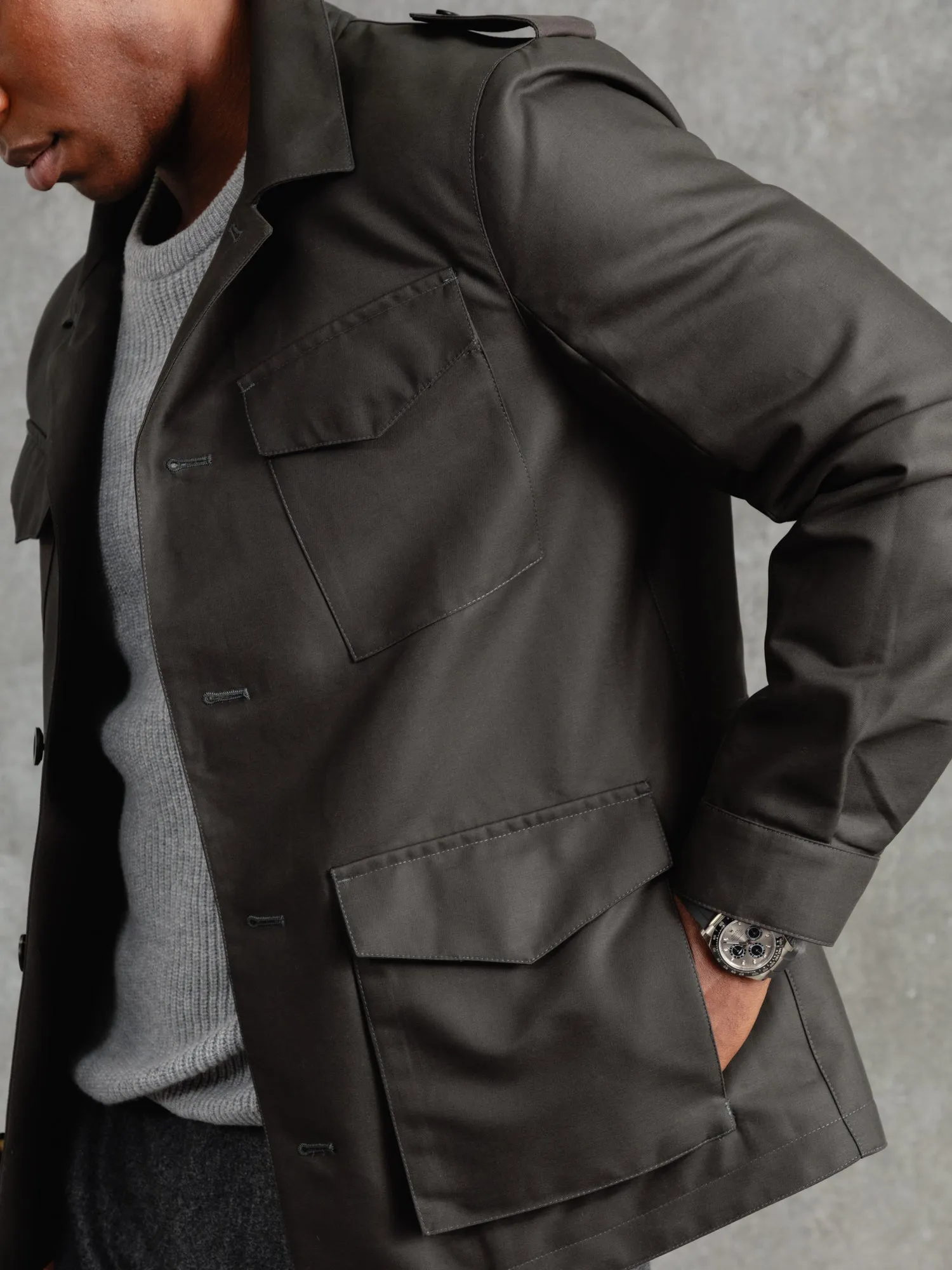 The Revere Field Jacket - Cobble Grey