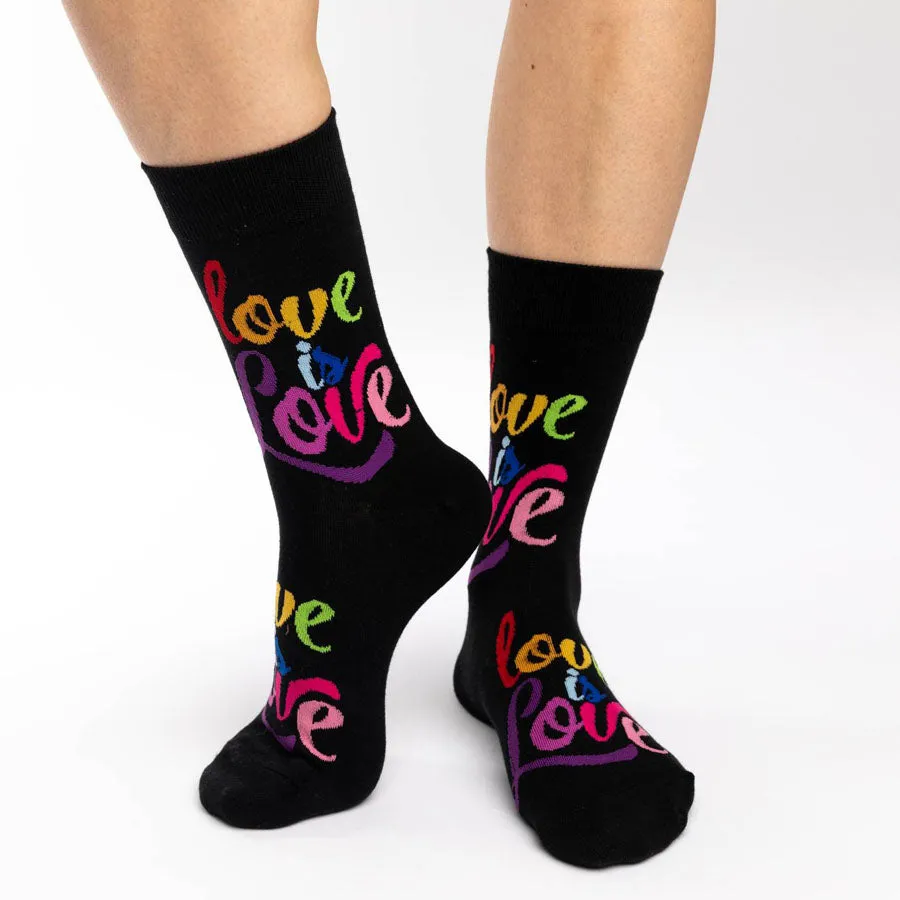 Unisex Love Is Love Socks